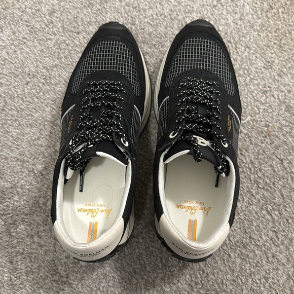 EUC Sam Edelman Jayce platform Sneakers women’s 10M black and white - Picture 2 of 5